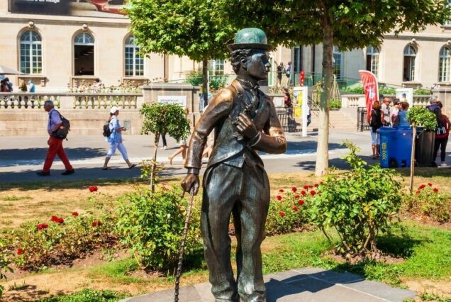 Charlie Chaplin Statue in Vevey