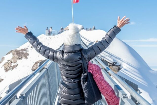 Glacier 3000, Switzerland Peak Walk by Tissot (the World's First Suspension Bridge which Connects Two Mountain Peaks)